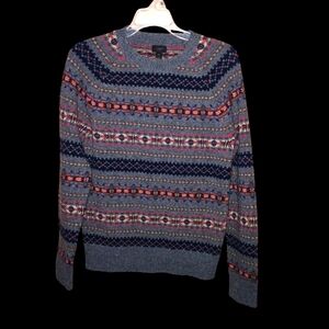 J Crew Grey Wool Like Sweater